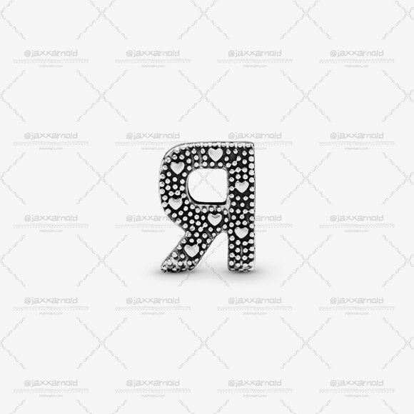 Pandora Letter R Alphabet Charm - Picture 3 of 6